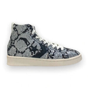 Converse High Top Sequin Glittery Platform Casual Lace Up Sneakers Women's 5.5
